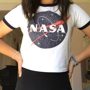 SOLD ON M*RCARI NASA cropped tee